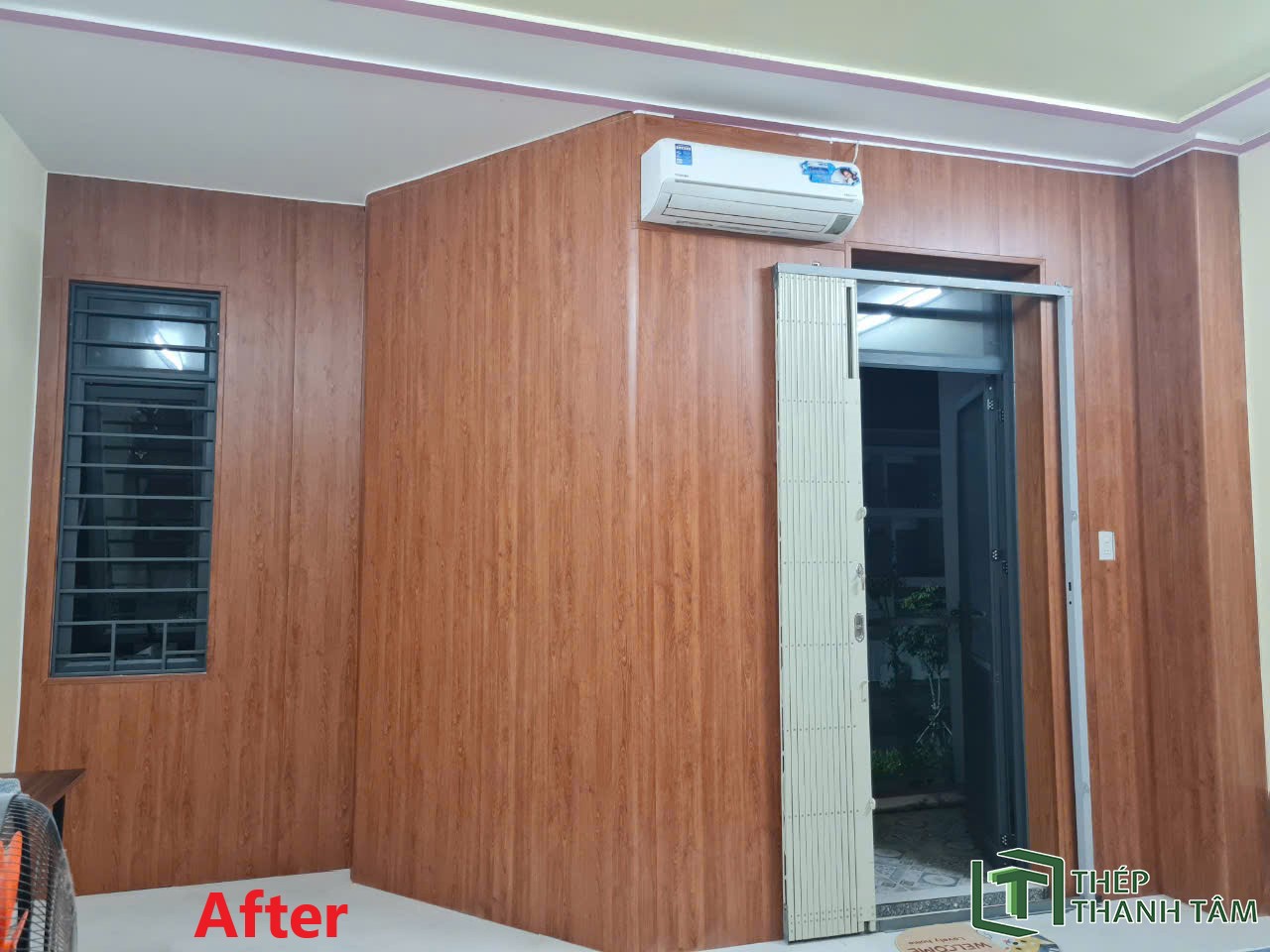 Công trình ốp vách Nhà Chị Hằng