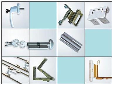 Phụ kiện cửa nhôm gồm những gì 